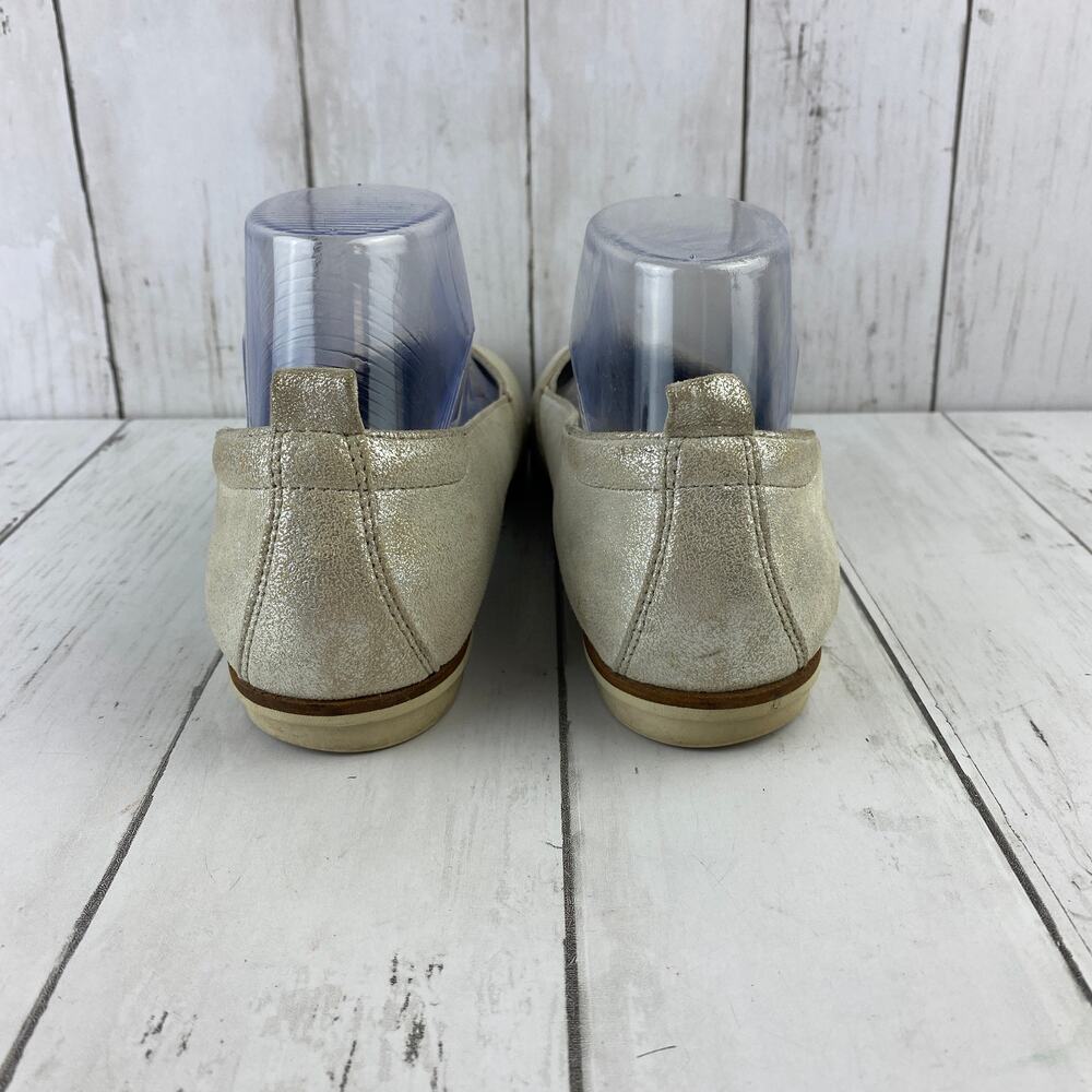 Bussola Metal Washed Vapor Cannes Canta Slip On Flats Size 7.5 EU 38 - Picture 3 of 16
